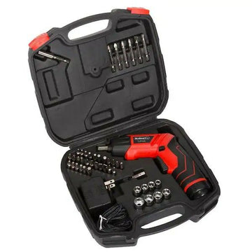 Set Of Drills And Hand Tools For Multiple Uses