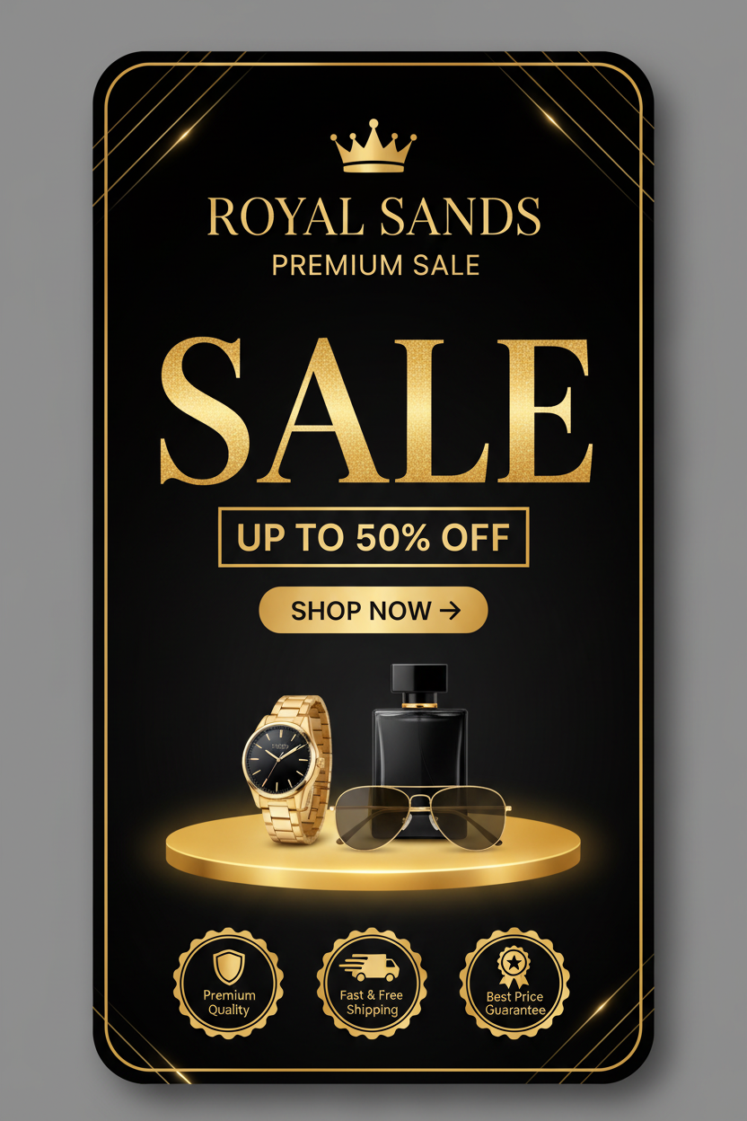 Royal Sands Mobile Banner